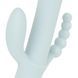 Потрійний вібратор Good Vibes Only &ndash; SAGE Triple Stimulation Vibe Soft Silicone &ndash; Blue, манливий рух
