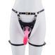 Страпон LOCKINK SEVANDA Queen Sheba Strapon Pink Dildo, регульовані кріплення, силіконовий дилдо
