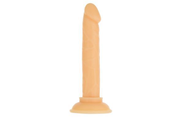 Фалоімітатор ADDICTION Tino 5.25&Prime; Silicone Dildo, присоска, діаметр 1,9 см, віброкуля в подарунок
