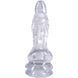 Фентезійний фалоімітатор Doc Johnson Crystal Jellies - Invader Dong 8.5 Inch - Clear