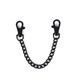 Наручники Liebe Seele Flower Rhythm - Black and Red Leather Flowers Hand Cuffs