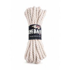 Бавовняна мотузка для шибарі Feral Feelings Shibari Rope, 8 м біла