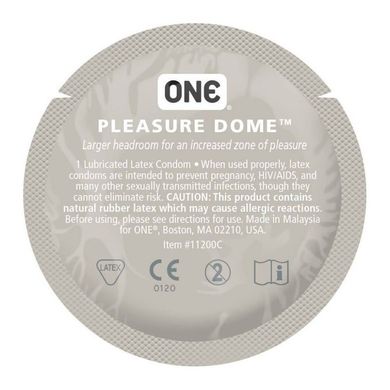 Презерватив із розширеною головкою One Pleasure Dome
