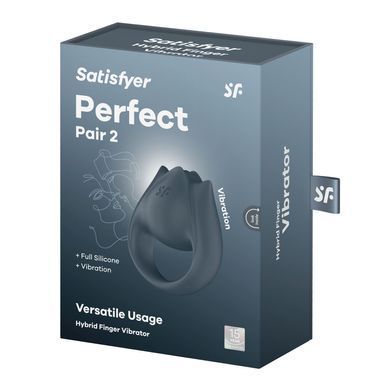 Вібратор на палець та ерекційне кільце 2в1 Satisfyer Perfect Pair 2