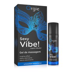 Жидкий вибратор SEXY VIBE, 15 мл Интенсивность вибрации: средняя для чувствительных Orgie (Бразилия-Португалия)