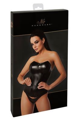 Корсет Noir Handmade F334 Powerwetlook corset - 4XL