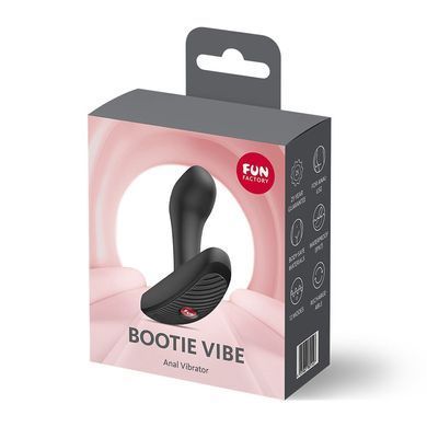 Анальна пробка з вібрацією Fun Factory Bootie Vibe Black, 12 режимів