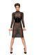 Сукня Noir Handmade F182 Classic dress made of elastic tulle - XL