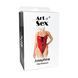 Сексуальне лаковане боді Art of Sex - Josephine чорне S