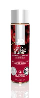 Змазка на водній основі System JO H2O — Cherry Burst (120 мл) без цукру, рослинний гліцерин, "Вишневий вибух"