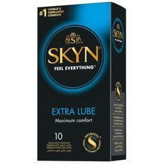 Безлатексні преміум-презервативи SKYN Extra Lube 10 шт, на 40&thinsp;% більше змазки