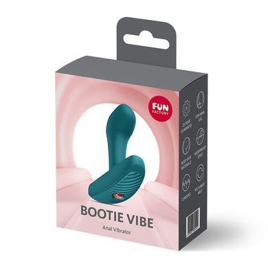 Анальна пробка з вібрацією Fun Factory Bootie Vibe Bottle Green, 12 режимів