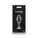 Скляна анальна пробка NS Novelties Crystal - Desires - Red Heart - Medium