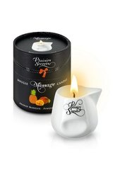 Масажна свічка Plaisirs Secrets Pineapple Mango (80 мл) подарункова упаковка, керамічний посуд, ананас, манго