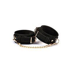 Поножі Liebe Seele Boudoir Amor Ankle Cuffs Black, знімний з&rsquo;єднувальний ланцюжок