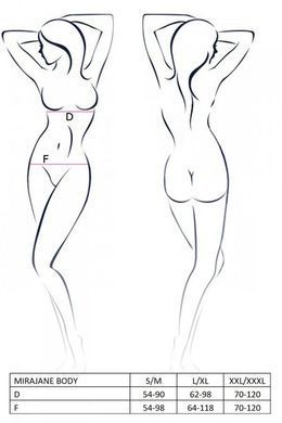 MIRAJANE BODY black L/XL - Passion Exclusive