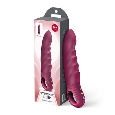 Пульсатор Fun Factory Stronic Deep, Wine Red, 8 режимів роботи, перезаряджуваний