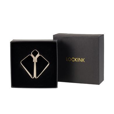 Затискачі для сосків LOCKINK Minimalism Nipple Clamps, золотисті