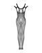 Бодістокінг Obsessive Bodystocking G322 S/M/L, фантасмагорично-силуетний крій
