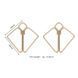 Затискачі для сосків LOCKINK Minimalism Nipple Clamps, золотисті