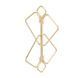 Затискачі для сосків LOCKINK Minimalism Nipple Clamps, золотисті