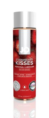 Смазка на водной основе System JO H2O — Strawberry Kiss (120 мл) без сахара, растительный глицерин, "Клубничный поцелуй"