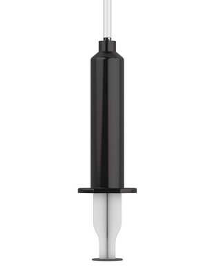 Кінчаючий фалоімітатор Strap-On-Me Dildo Cum Black, діаметр 3,6см, силікон, насадка для страпону