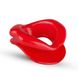Силіконова капа-розширювач для рота у формі губ / капа-губи XOXO Blow Me A Kiss Mouth Gag - Red Силіконова капа-розширювач для рота у формі губ / капа-губи XOXO Blow Me A Kiss Mouth Gag - Red