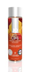 Змазка на водній основі System JO H2O — Peachy Lips (120 мл) без цукру, рослинний гліцерин, "Персикові губи"