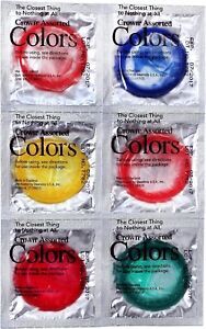 Тонкі кольорові презервативи Crown Colors (6 кольорів)