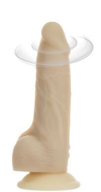 Фалоімітатор з вібрацією та ротацією Naked ADDICTION Chris 7&Prime; Rotating & Vibrating Dong, пульт ДК
