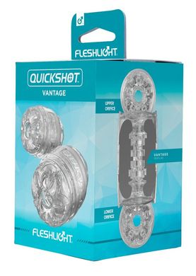 Мастурбатор Fleshlight Quickshot Vantage, компактний, чудово для пар і мінету