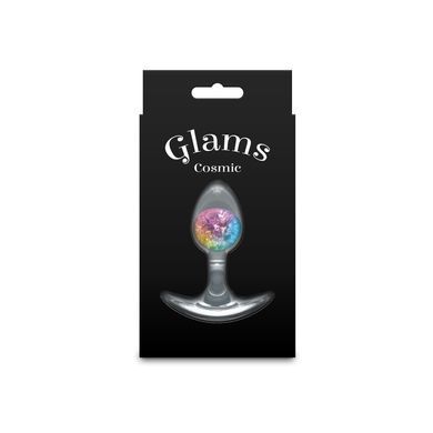 Анальна пробка NS Novelties Cosmic Glams - Small - Rainbow