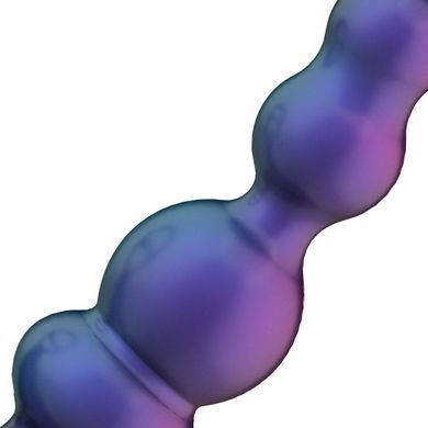 Анальний вібратор з ерекційним кільцем Hueman - Stellar Force Anal Beads with Cockring