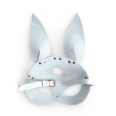 Шкіряна маска Зайчика Art of Sex - Bunny mask, колір Білий