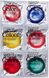 Тонкие цветные презервативы Crown Colors (6 цветов)