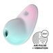 Вакуумний стимулятор з вібрацією Satisfyer Pixie Dust Mint/Pink