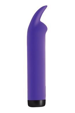 Вібратор S Pleasures Bullets Amethyst, фіолетовий, з двома відростками, 10 режимів, діаметр 3,1 см