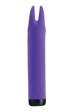Вібратор S Pleasures Bullets Amethyst, фіолетовий, з двома відростками, 10 режимів, діаметр 3,1 см