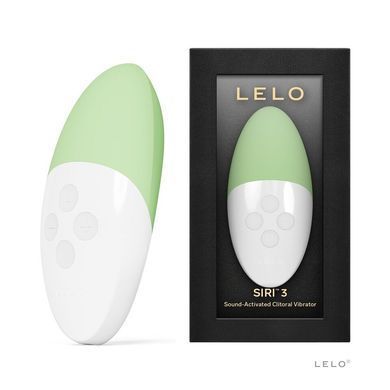Музичний вібратор для клітора LELO SIRI 3 Green, вібрації в ритмі звуків без смартфона