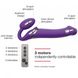 Безремневий страпон з вібрацією Strap-On-Me Vibrating Violet XL, діаметр 4,5см, пульт ДК, регулюється