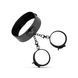 Наручники с повідцем Bedroom Fantasies Collar & Wrist - Black