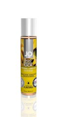 Змазка на водній основі System JO H2O — Banana Lick (30 мл) без цукру, рослинний гліцерин