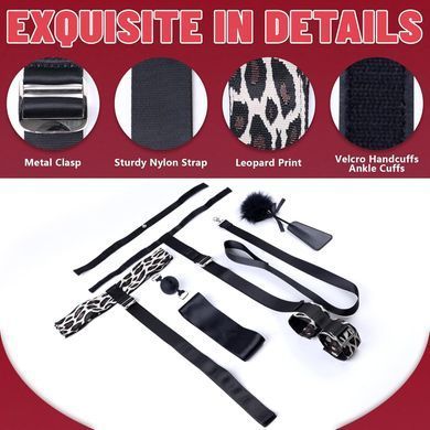 БДСМ-набір LOCKINK YEAHWOW Armbinder Restraint Set Black