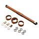 Фіксатор-розпірка LOCKINK Adjustable Spreader Bar Set, коричневий, шкіряний, ремені для шиї, рук/ніг