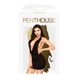 Мини-платье с хомутом и глубоким декольте Penthouse - Heart Rob Black M/L