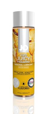 Змазка на водній основі System JO H2O — Juicy Pineapple (120 мл) без цукру, рослинний гліцерин, "Соковитий ананас"