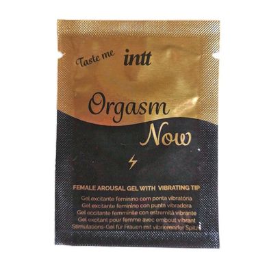 Пробник збуджувального гелю-вібратора для клітора 2-в-1 Intt Orgasm Now (2 мл)