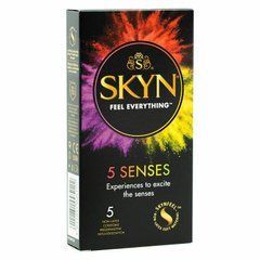 Набір безлатексних презервативів SKYN 5 Senses, 5 видів (5 шт)