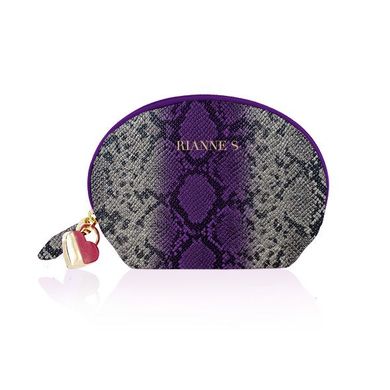 Вибратор для точки G Rianne S: Boa Mini Purple, 10 режимов работы, медицинский силикон, косметичка-чехол